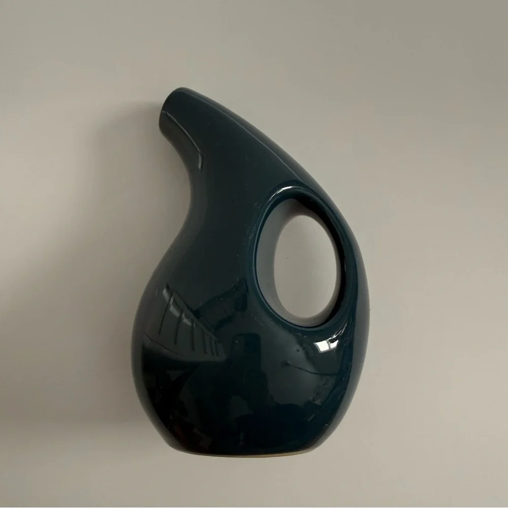 Rachael Ray Serverware Oil and Vinegar Dispensing Bottle or Flower Vase Teal